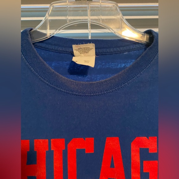 Men’s XL Chicago Cubs World Champion World Series tee 2016. Some fading & wear. - Picture 3 of 6